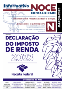 Informativo Contábil - Destaques do Mês - 03/2023